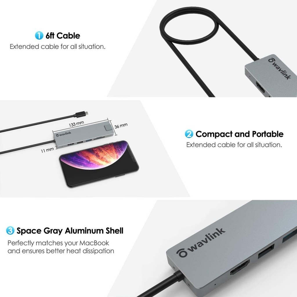 مینی داک ویولینک 4K HDMI همه کاره USB-C