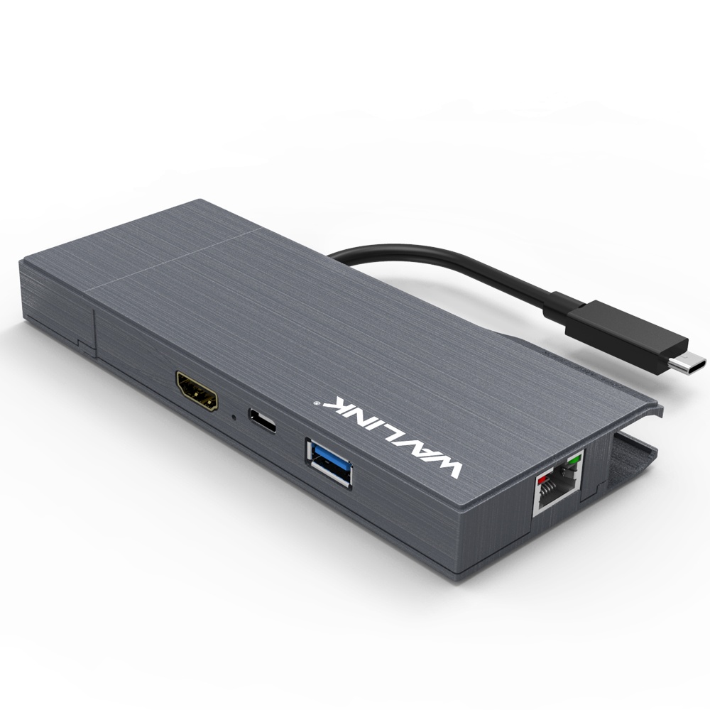 هاب UHP3406 SUPERSPEED USB-C Mini Dock HDMI